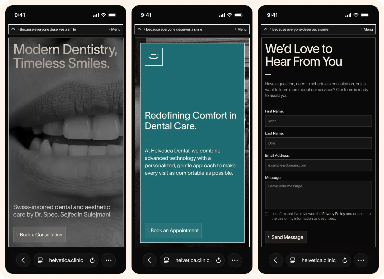 Helvetica mobile