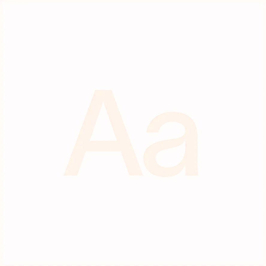 Helvetica typography example